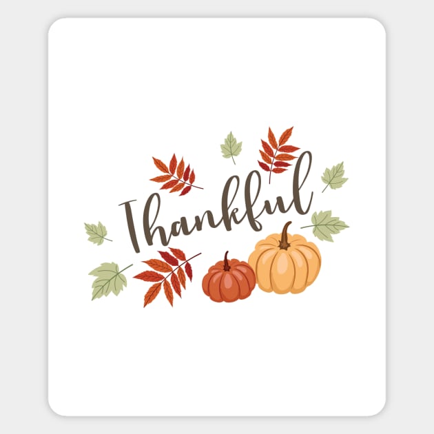 Thankful Magnet by SWON Design